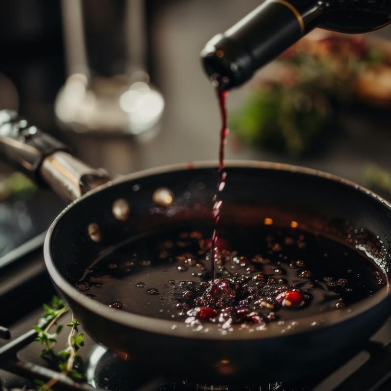 Wine based pan sauces
