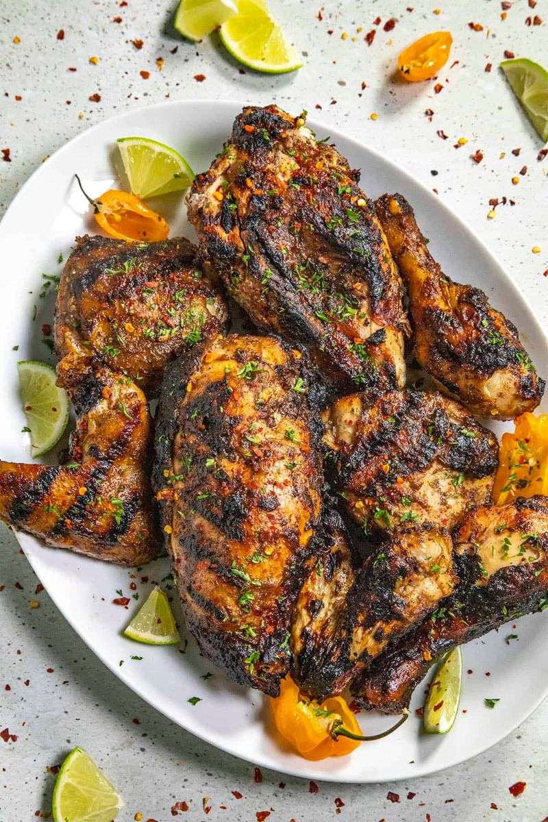Jerk-Style Baked Thighs