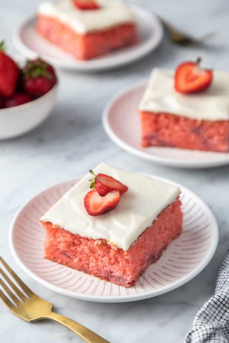 Strawberry Cake + Strawberry Soda Cake