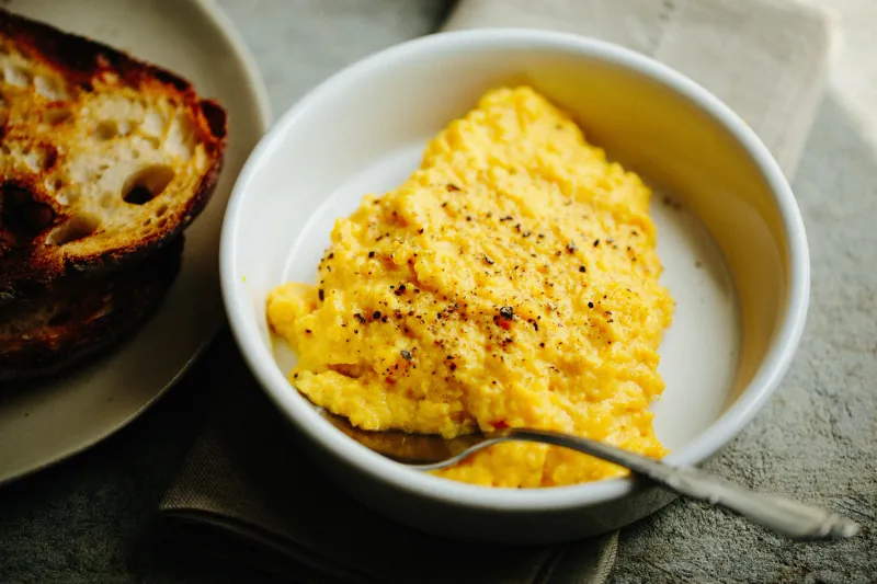 Cheesy Scrambled Eggs