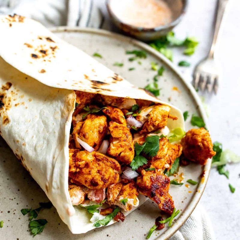 Cajun Chicken Wrap
