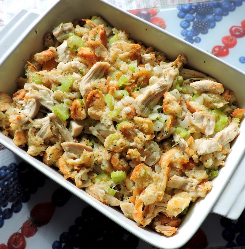 Amish Chicken and Stuffing Casserole (Pennsylvania)
