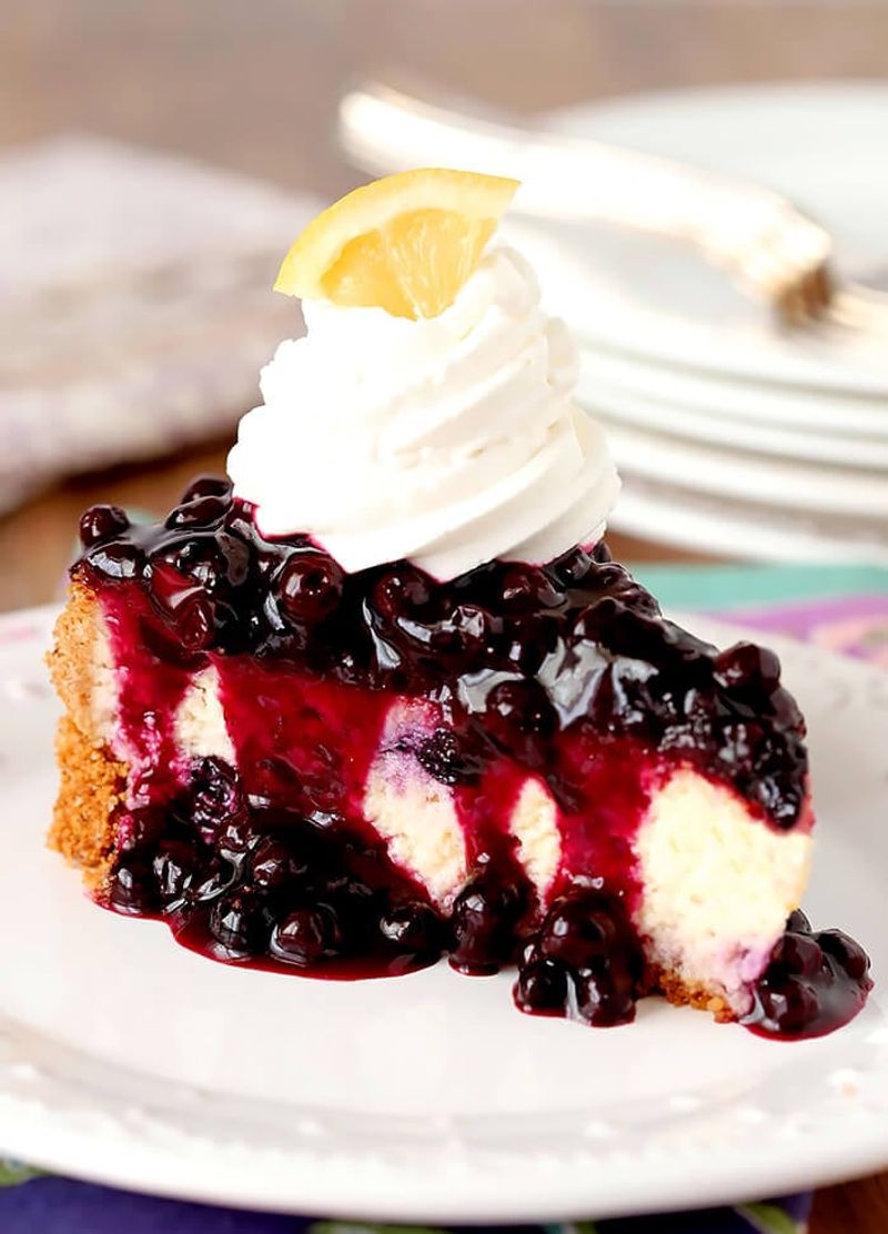 Blueberry Lemon Cheesecake