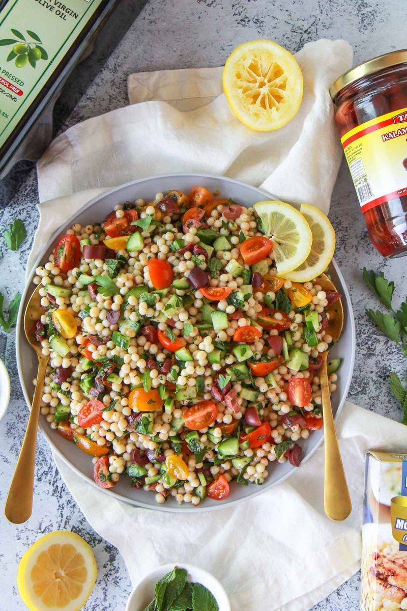 Herby Tahini Couscous Salad