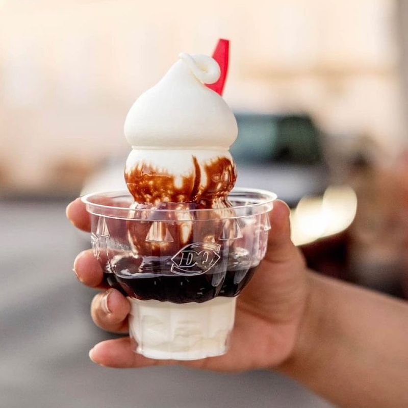 Dairy Queen Hot Fudge Sundae