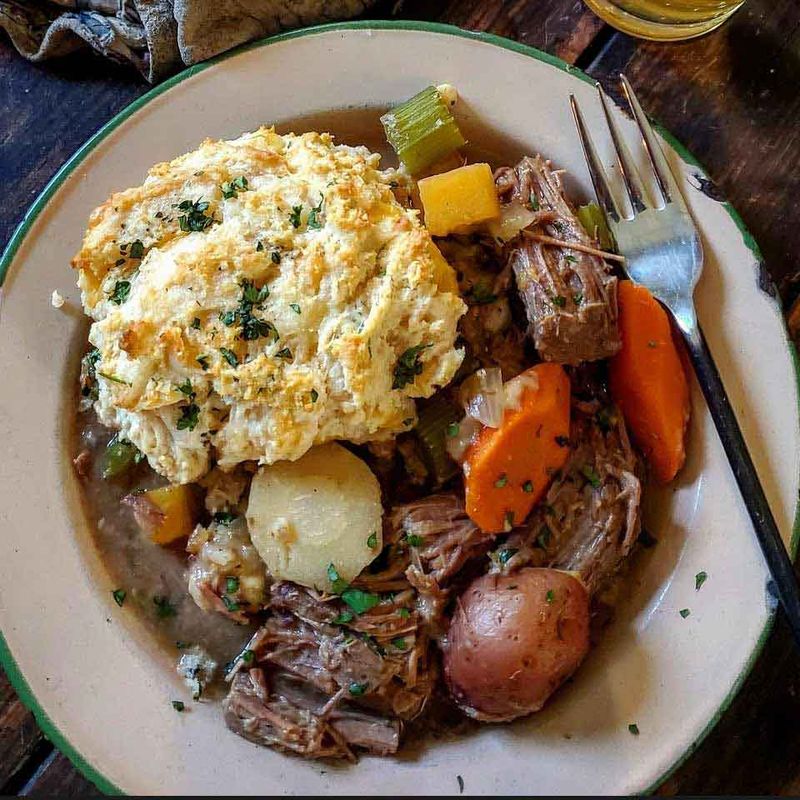 Wyoming — Beef Stew with Biscuits