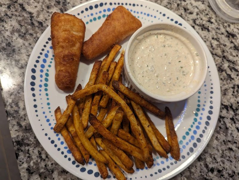 Fish Sticks with Tartar Sauce