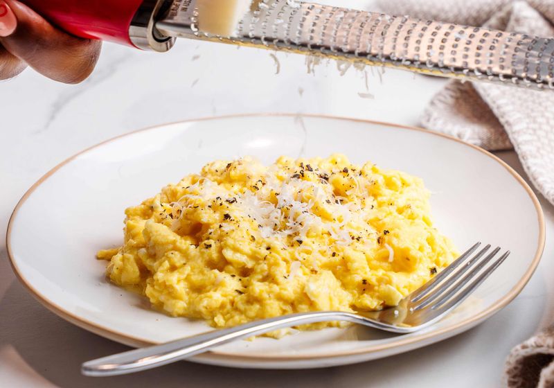 Cacio E Pepe Scrambled Eggs