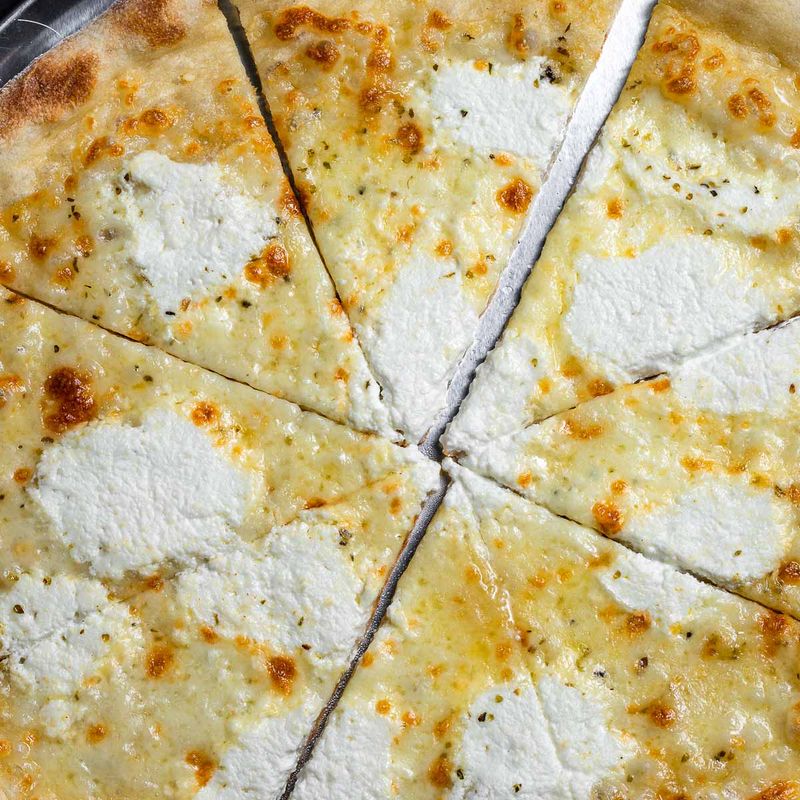 White Pizza With Ricotta And Garlic