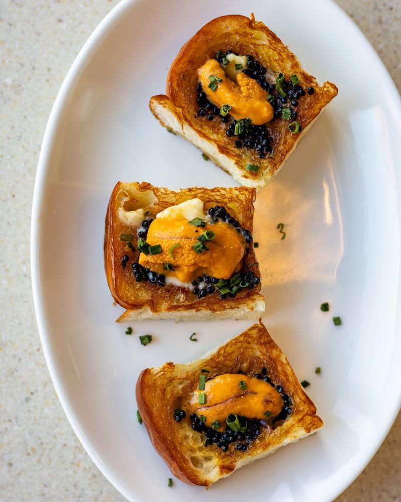 Sea Urchin (Uni) Toast