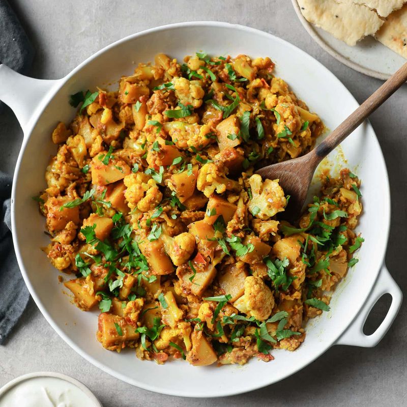 Potato and Cauliflower Curry