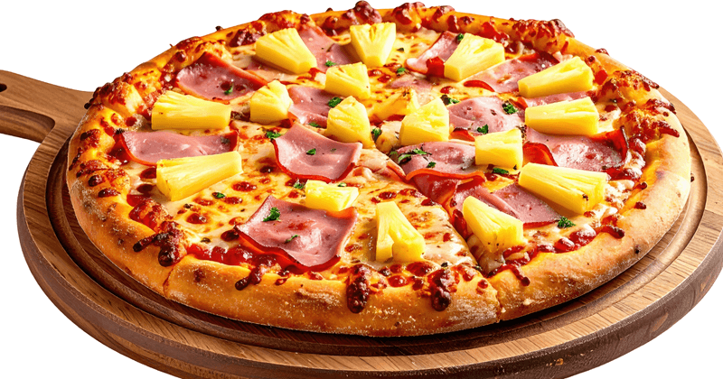 Pineapple on pizza