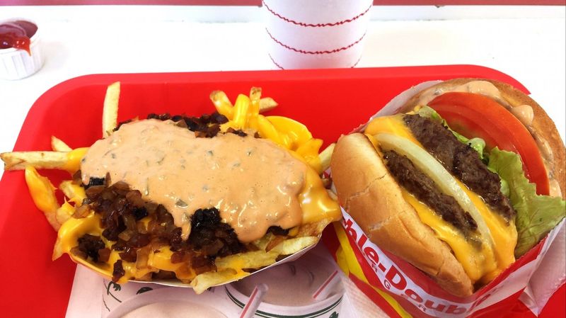 California — Animal-Style Burger (In-N-Out Burger)