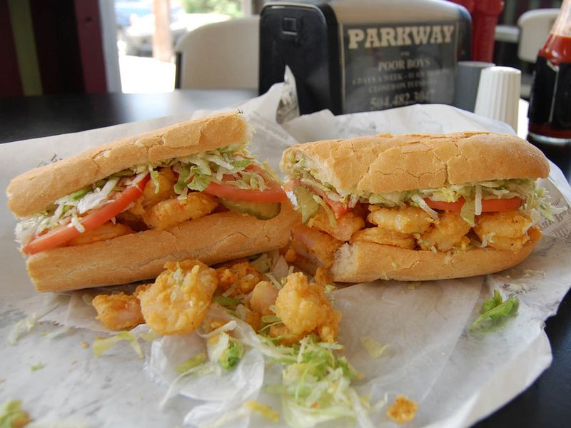 Shrimp Loaf — Parkway Bakery & Tavern, New Orleans, LA