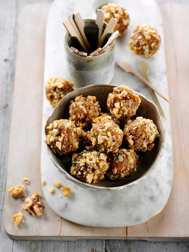 Date and Walnut Bites