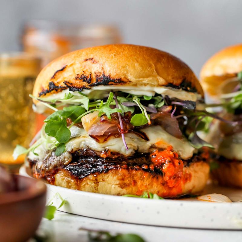 Grilled Portobello Burgers
