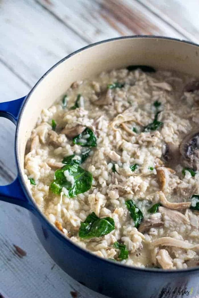 Chicken And Spinach Risotto