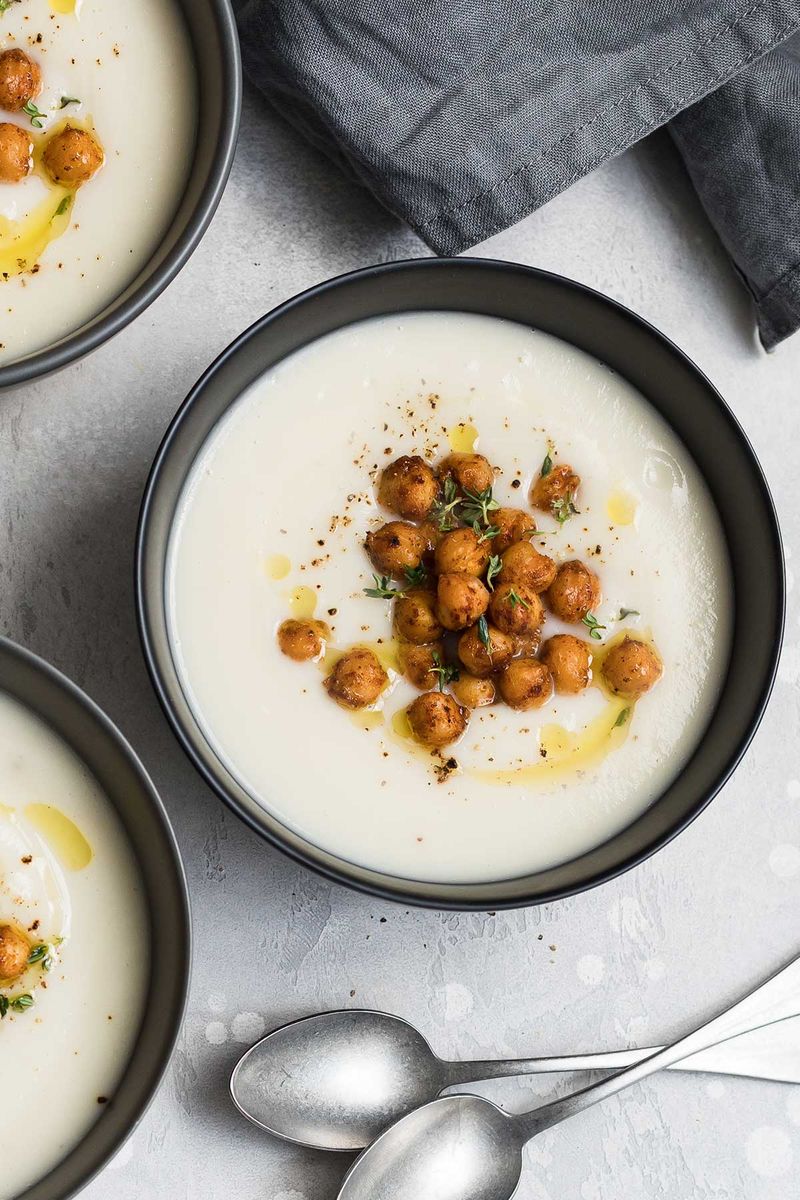 Quick Blender Cauliflower Soup