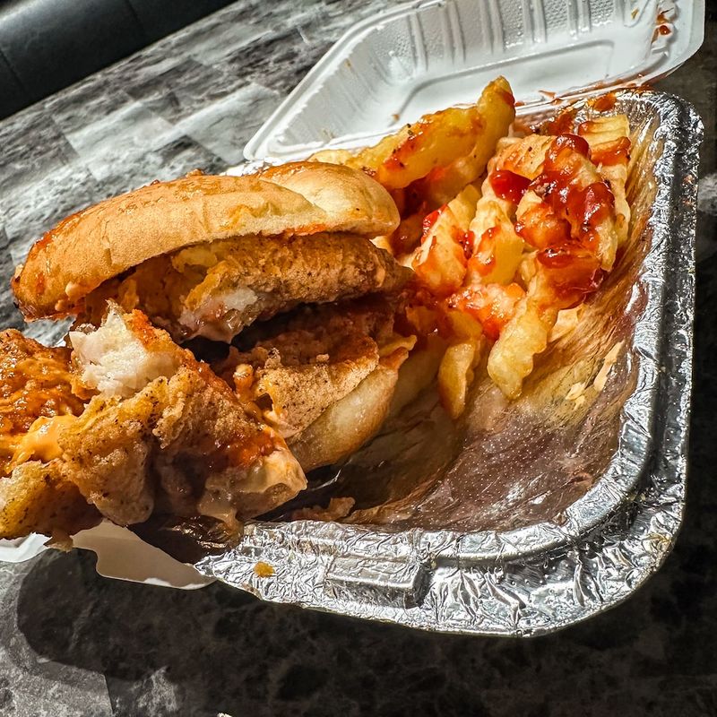 Lake Trout (Fried Fish Sandwich)