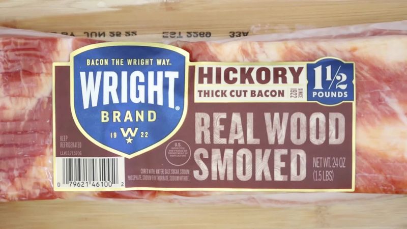 Wright Brand Thick‑Cut Hickory Smoked Bacon