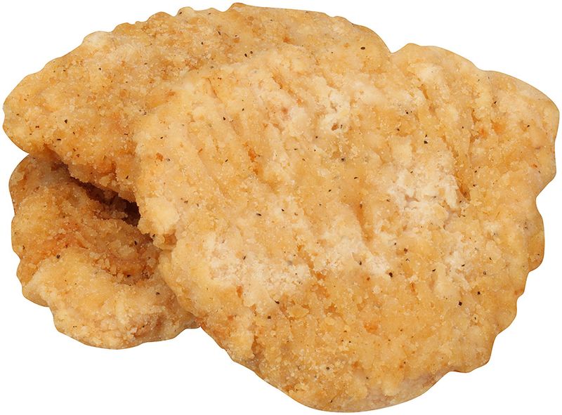 Chicken patty or breaded chicken