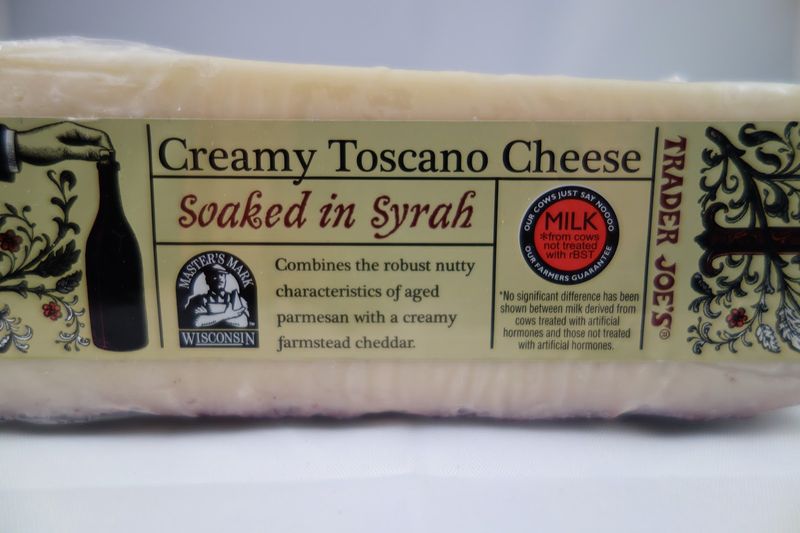 Creamy Toscano Cheese Soaked in Syrah