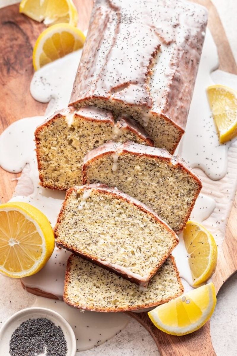 Citrus Poppy Seed Loaf with Glaze