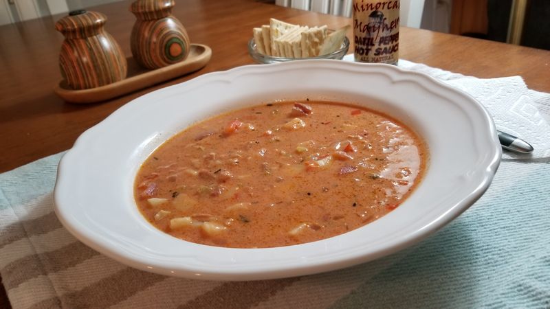 Minorcan Clam Chowder with Datil Pepper (St. Augustine)