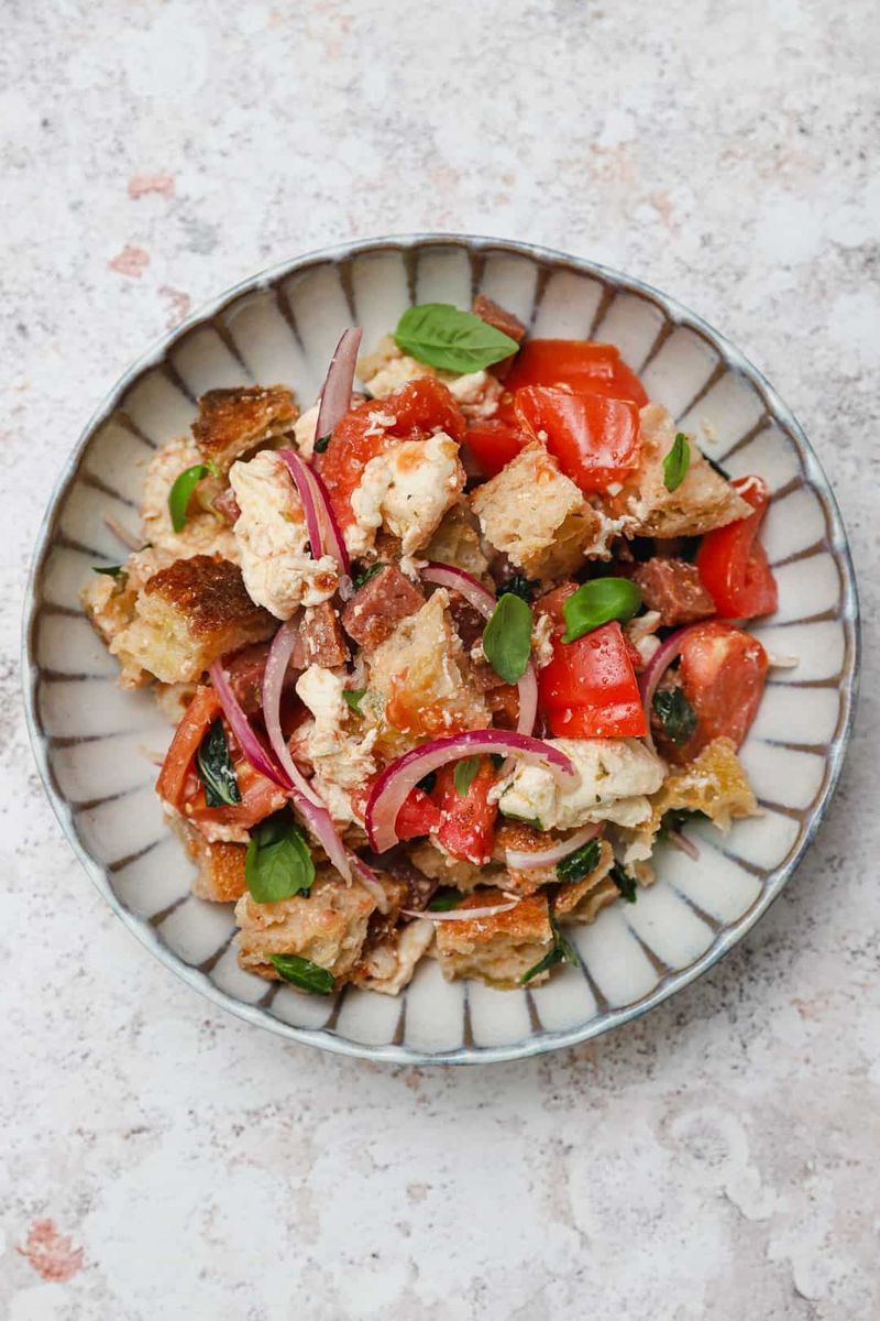 Panzanella With Buffalo Mozzarella