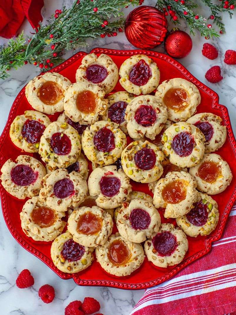 Thumbprint Jam Cookies