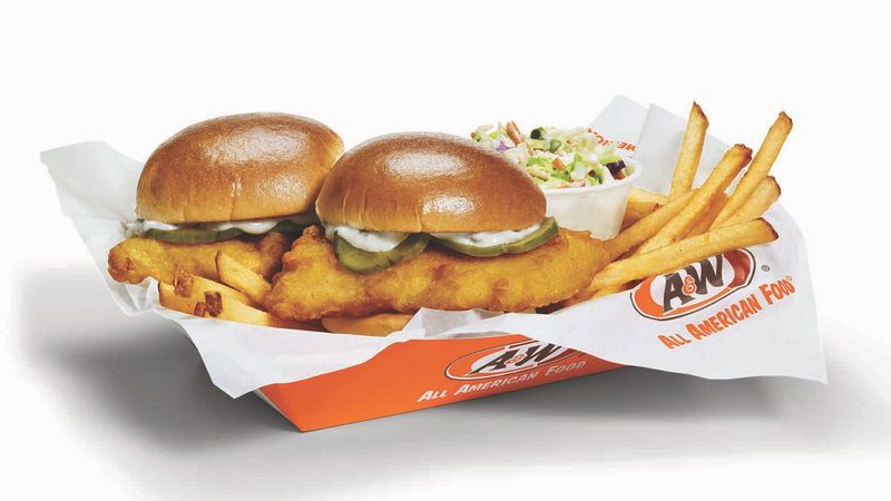 A&W Pub Style Cod Sandwich