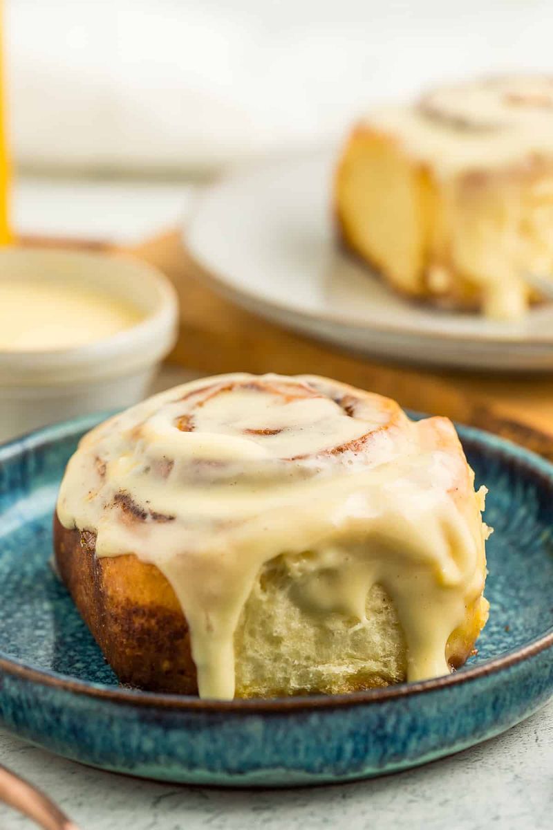 Cream Cheese Icing Cinnamon Rolls