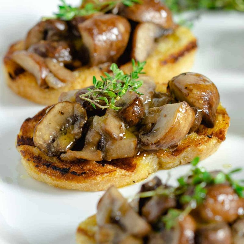Mushroom Crostini