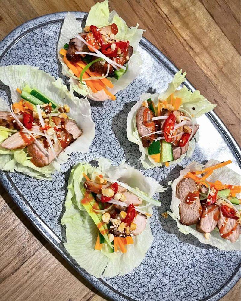 Char Siu Chicken Lettuce Wraps