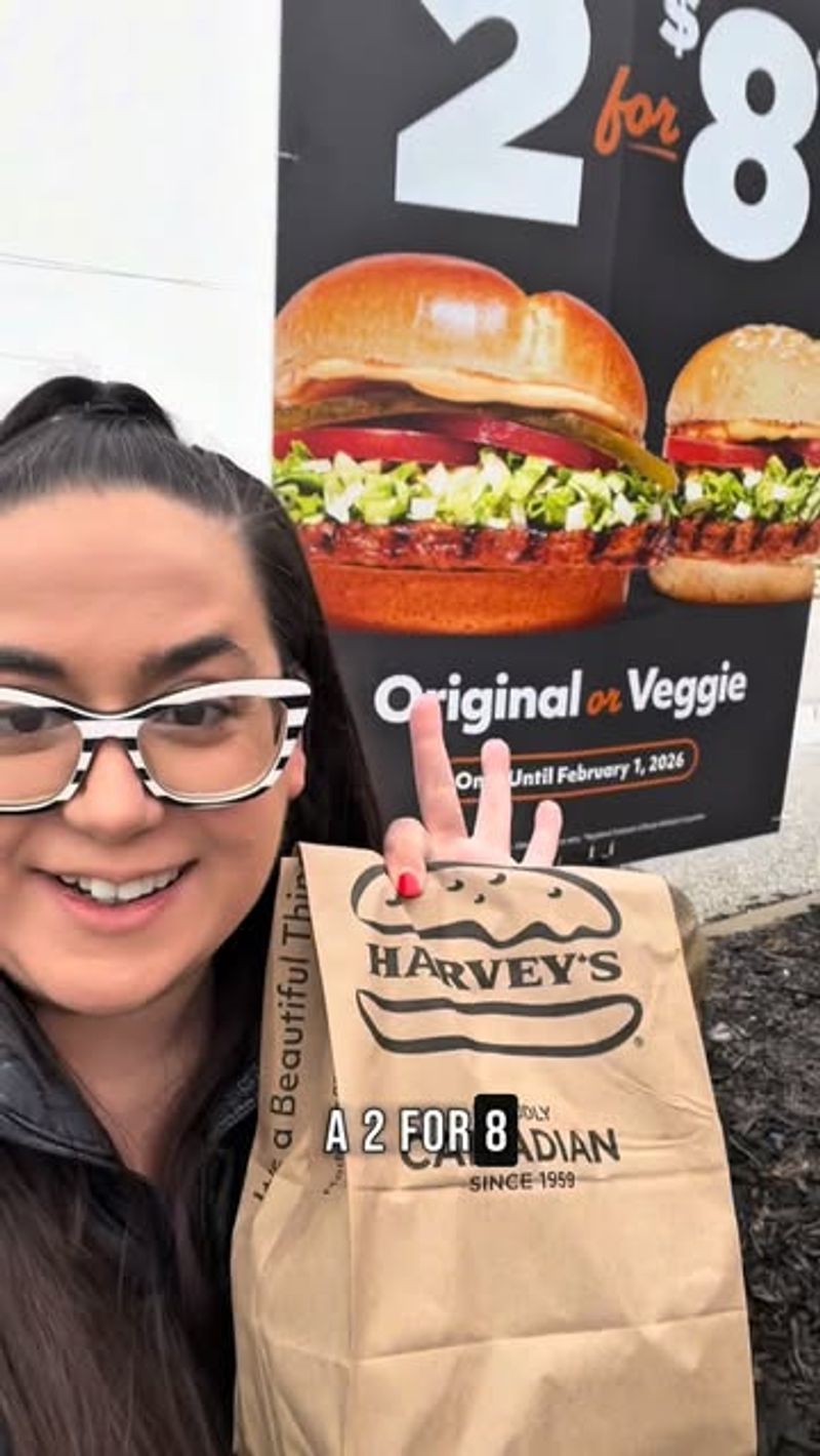 Harvey’s Veggie Burger with Custom Toppings