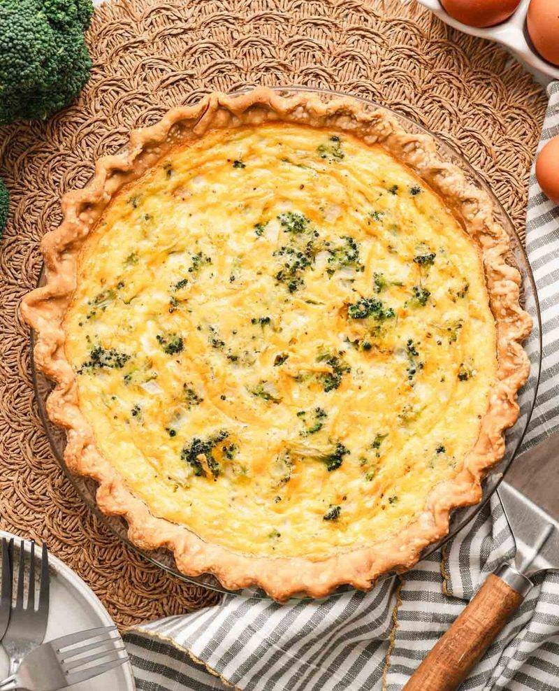 Broccoli Cheddar Pie