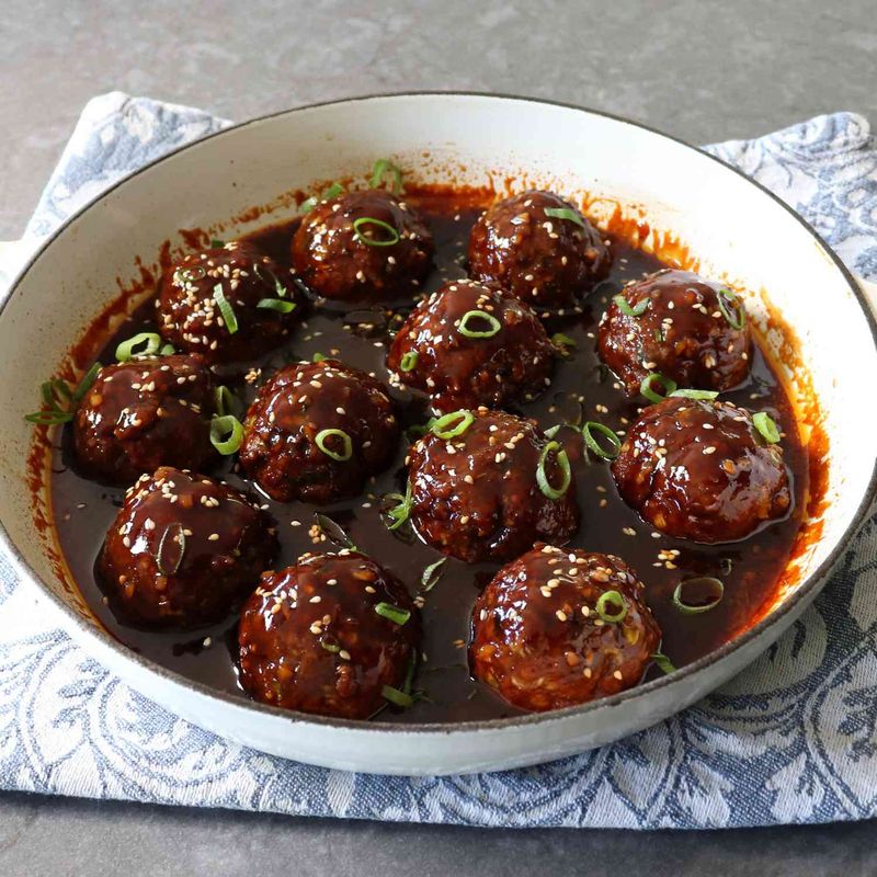 Korean “BBQ” Meatballs