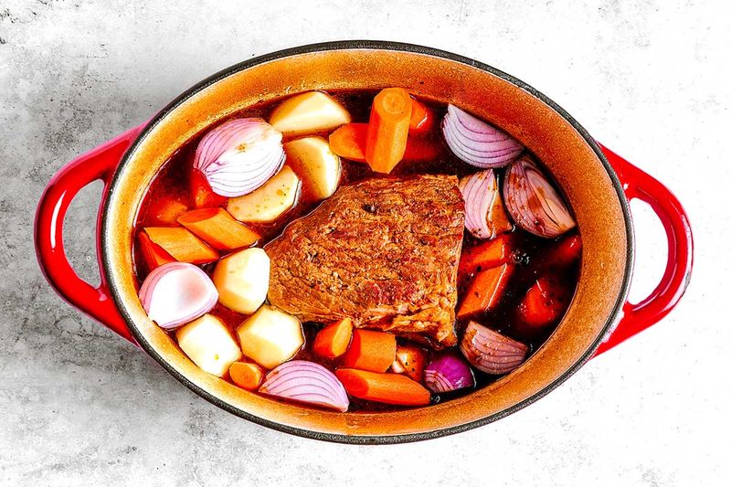 Pronghorn Roast With Root Vegetables
