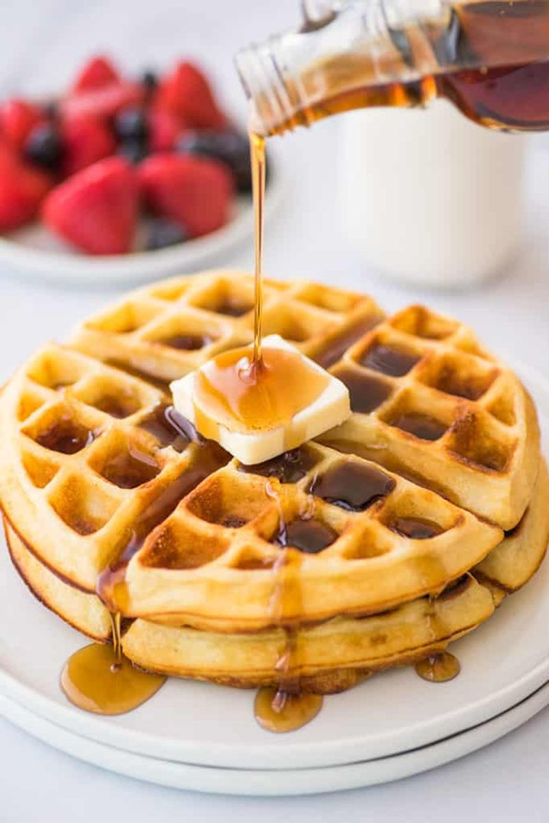 Waffle with Syrup