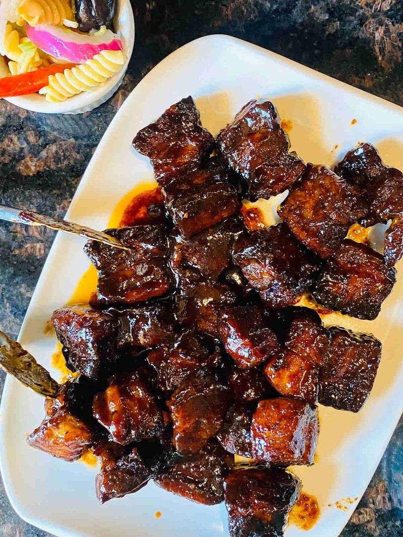 Crispy Pork Belly Burnt Ends