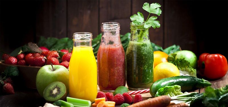 Bottled detox juices