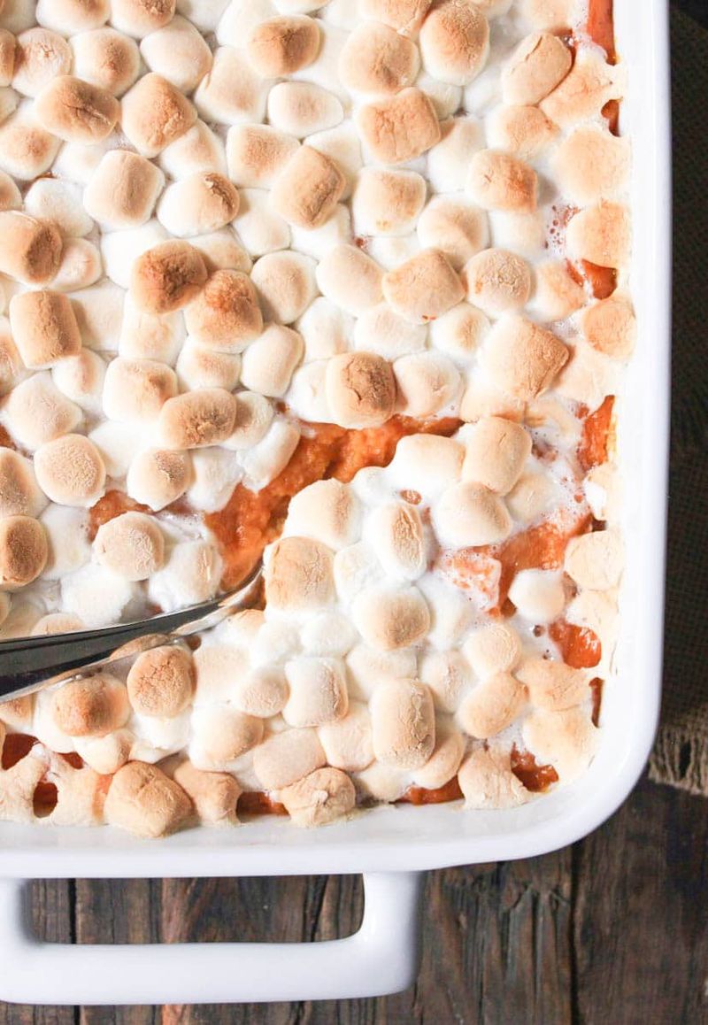 Sweet Potato Casserole with Marshmallows
