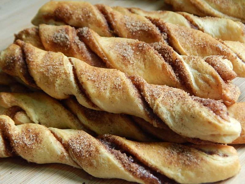 Cinnamon Sugar Crescent Twists