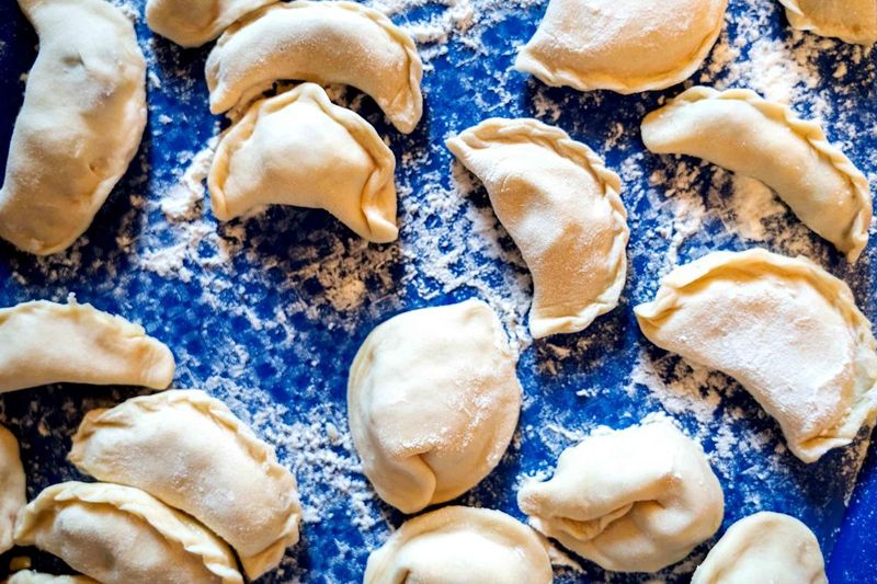 Pierogies (coal region/diner style)