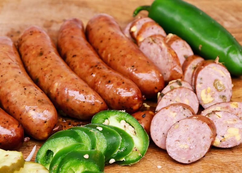Jalapeño cheddar sausage