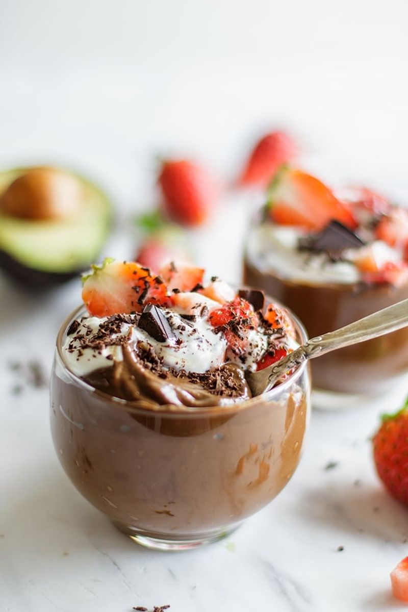 Chocolate Avocado Pudding Mini