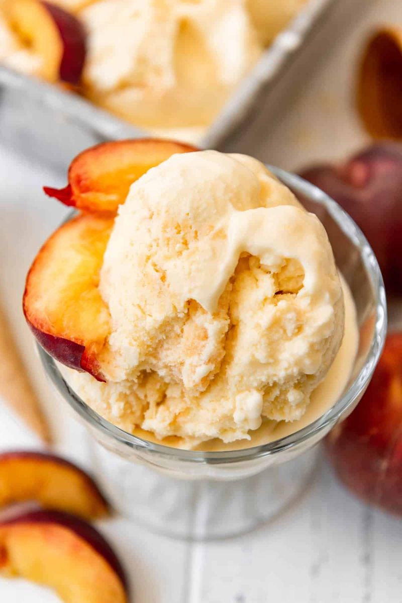 Peach Ice Cream