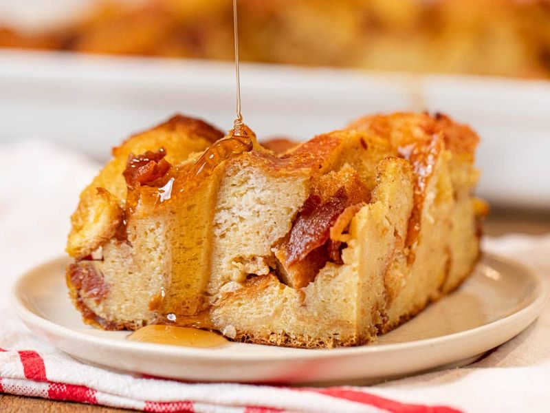 Maple Bacon Breakfast Casserole (New Hampshire)
