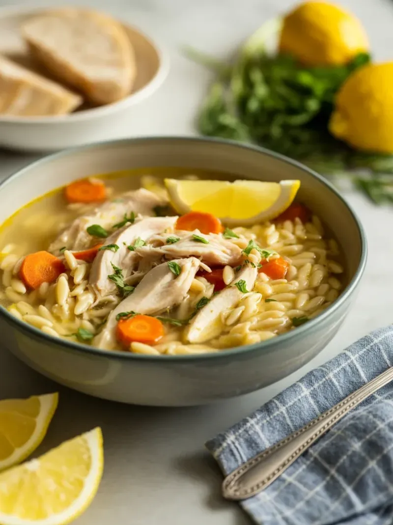 Greek Lemon Chicken Soup