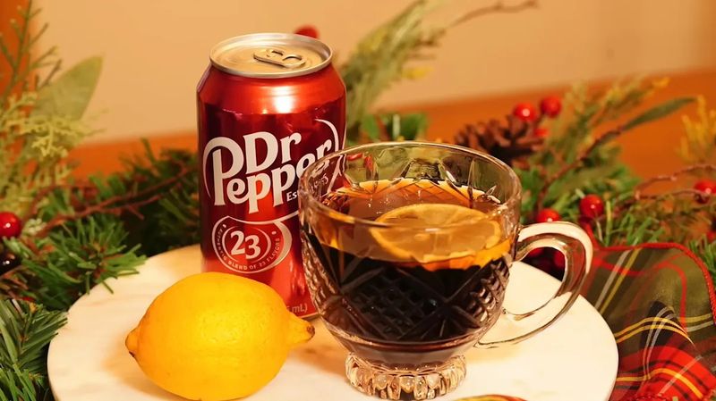 Hot Orange Juice or Warm Dr. Pepper